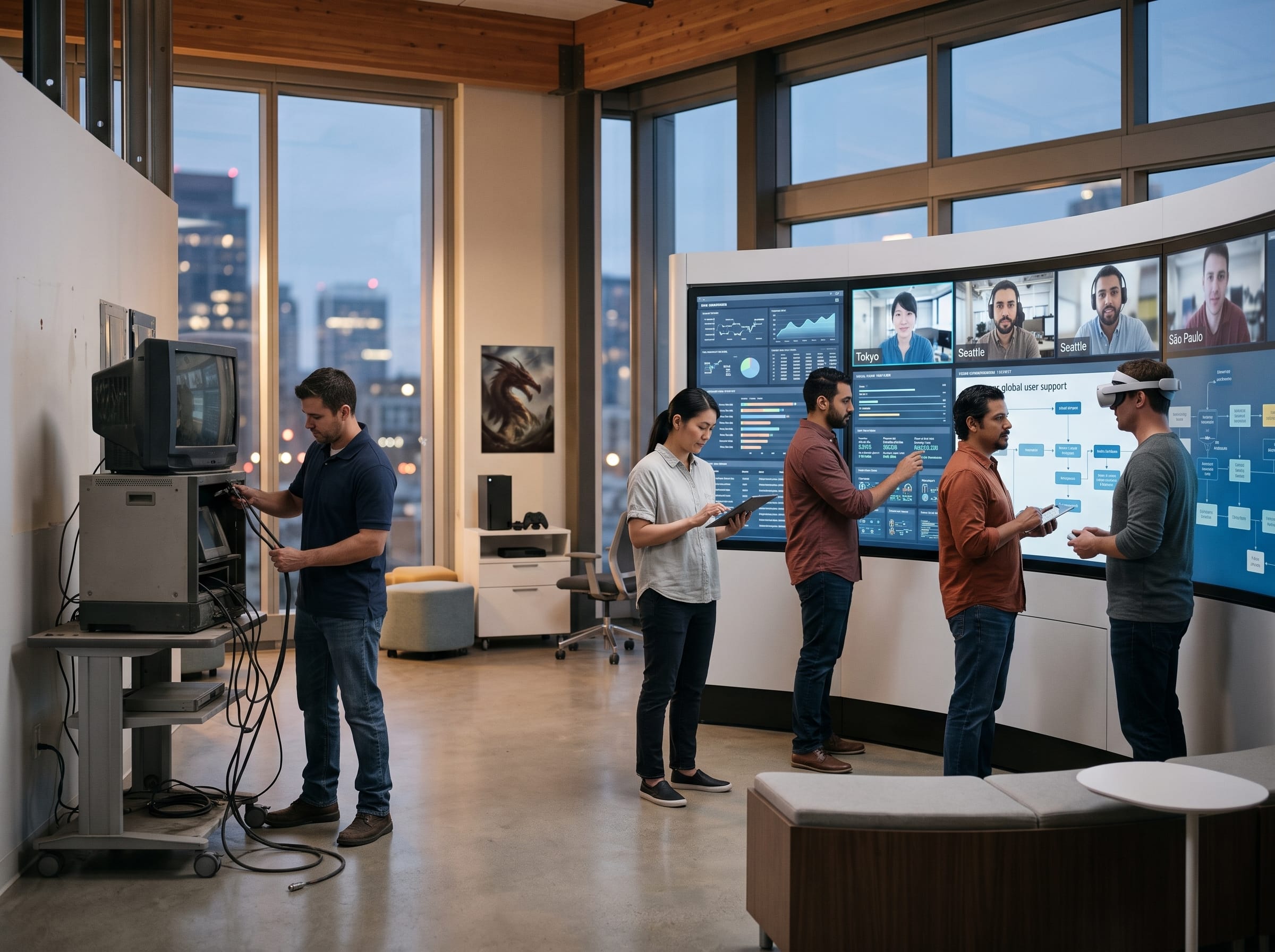 Global gaming player support operations